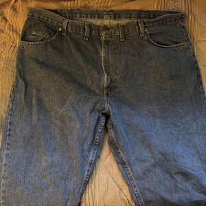 Wrangler Men's Relaxed Fit Jeans 44x30 100% Cotton